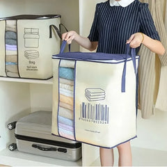 Heavy-Duty Barcode Printed Storage Bag | Eco-Friendly Non-Woven Fabric