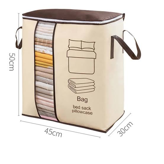 Heavy-Duty Barcode Printed Storage Bag | Eco-Friendly Non-Woven Fabric