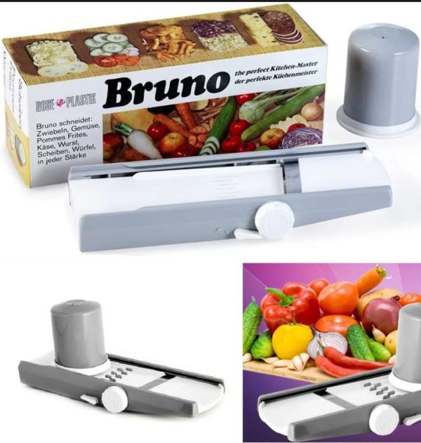 Bruno Kitchen Vegetable Cutter & Slicer | Fast and Professional Food Prep Tool