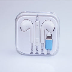 Pop-Up Lightning Jack Handsfree Earphones for iPhone | Wired with Microphone