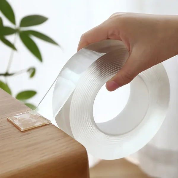 Nano Tape (5 Meter) | Double-Sided Washable & Reusable Transparent Tape