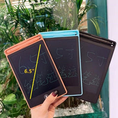 LCD Writing Tablet for Kids - 6.5 Inches Colorful Erasable Notepad