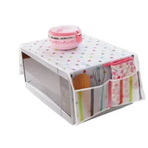 Microwave Cover with Storage Pockets – 85x35cm